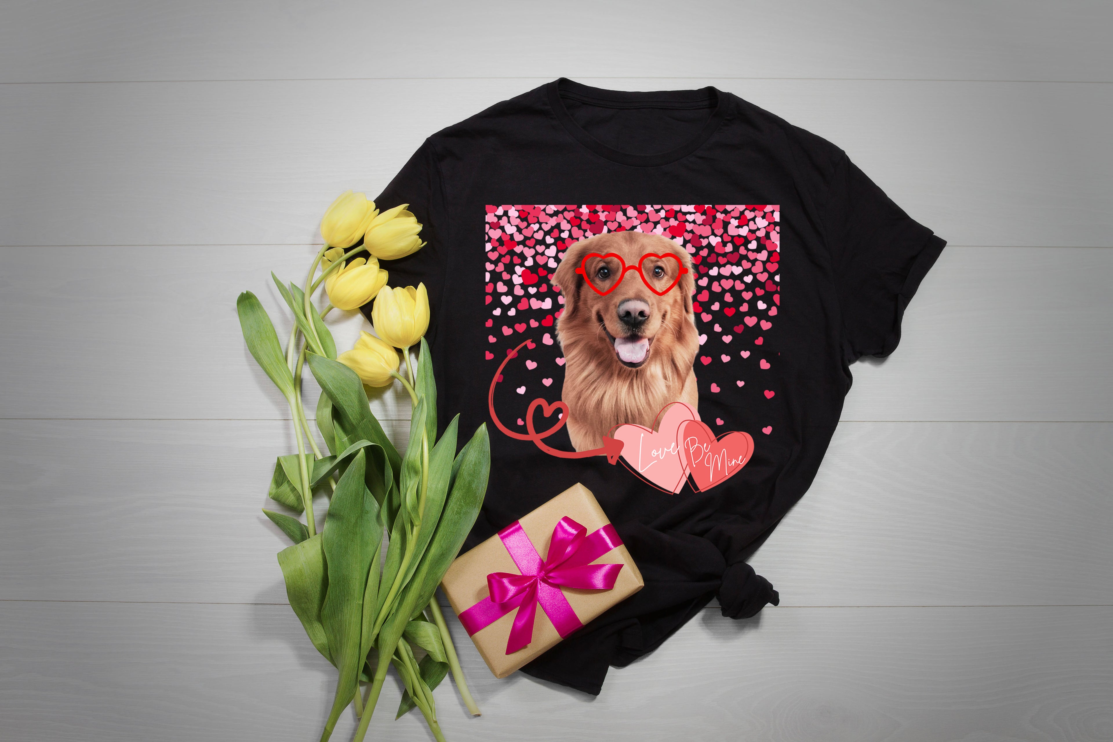 Limited Edition Custom Dog Valentine Shirt – Preorder